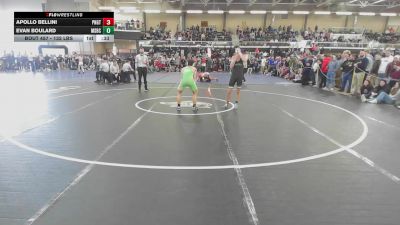132 lbs Consi Of 8 #2 - Apollo Bellini, Ponaganset vs Evan Boulard, Massabesic