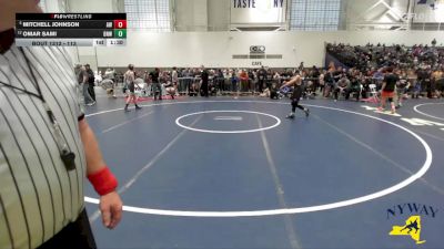 113 lbs Champ. Round 2 - Mitchell Johnson, Anarchy Wrestling vs Omar Sami, Buffalo Nomads Wrestling