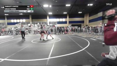 145 lbs Consolation - Yamilett Cortez, Valiant College Prep vs Leslie Fermin, Pounders WC