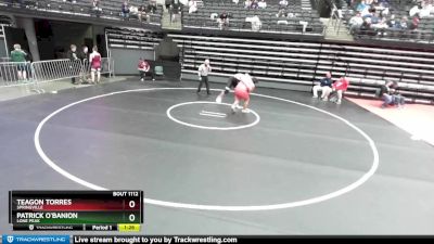 288 lbs Quarterfinal - Patrick O`Banion, Lone Peak vs Teagon Torres, Springville