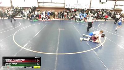 120 lbs Champ. Round 2 - Porter Macdonald, Champions Wrestling Club vs Cager Moon, Richfield