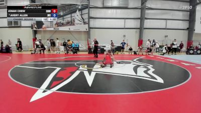 70 kg Champ. Round 1 - Jonah Chew, Ewa/HI Bred Wrestling Club vs Avery Allen, Jackrabbit Wrestling Club
