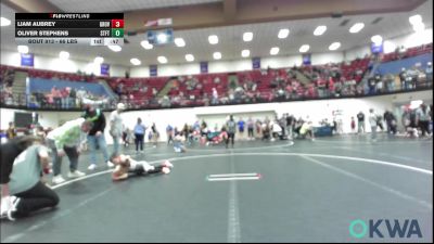 66 lbs Quarterfinal - Liam Aubrey, Grover Rains Wrestling Club vs Oliver Stephens, Standfast