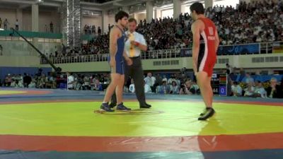 70kg Round 1 Shabanau (BLR) vs. Pervachuk (UKR)