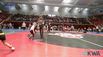 49 lbs Round Of 32 - Brodee Meyer, Broken Arrow Wrestling Club vs Kyson Overholser, Warrior Wrestling Club