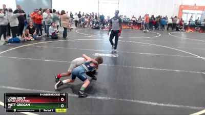 45 lbs Cons. Round 2 - Witt Grogan, JET vs John Keut, Suplex City Raptors