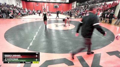 126 lbs Champ. Round 2 - JT Potocsnak, New Lenox (PROVIDENCE CATHOLIC) vs Riddick Variano, Arlington Heights (HERSEY)