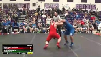 205 lbs Round 2 (6 Team) - Jaden Donald, Springboro vs Brendan Nelson, Triad