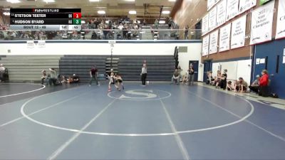 49 lbs Cons. Round 3 - Stetson Teeter, Declo Stingers vs Hudson Byard, Kuna Klub