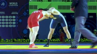 57kg Finals Kyong Il yang (PRK) vs. Vladimir Khinchegashvili (GEO)