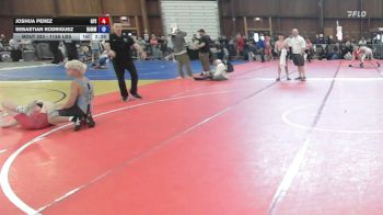 113A lbs Semifinal - Joshua Perez, Gps vs Sebastian Rodriguez, Hammer WC