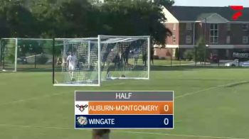 Replay: Auburn-Montgomery vs Wingate | Sep 2 @ 5 PM