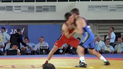 66kg Round 2 Adam Kurak (RUS) vs. Tamas Lorincz (HUN)