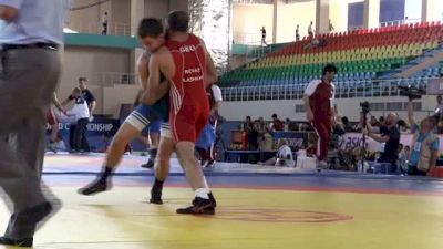 66kg Round 2 Bryce Saddoris (USA) vs. Revaz Lashkhi (GEO)