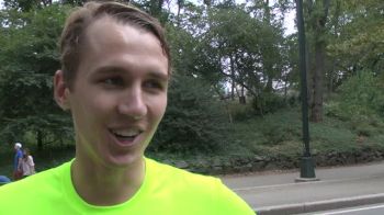 Andy Bayer hasn't run many miles but is happy with his debut season in the steeple