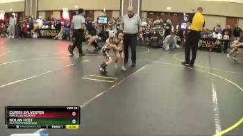 53 lbs Cons. Round 3 - Curtis Sylvester, Marcellus Wildcats vs Nolan Holt, Clio Youth Wrestling