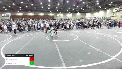 57 lbs Round Of 16 - Noah Perez, MatTime vs Stetson Starr, Fallon Outlaws WC