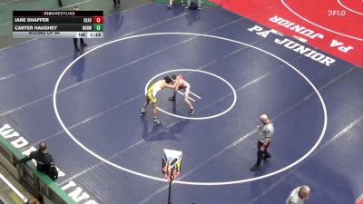 132 lbs Round Of 64 - Jake Shaffer, Beaver County Christian vs Carter Haughey, Norwin
