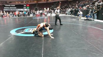 4A 132 lbs Cons. Round 2 - Manuel Maes, Taos vs Miguel Montano, Socorro