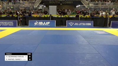 HALLYSSON GERMANO FARIAS MARCELI vs CARLOS RAFAEL SAINZ III 2024 Pan Kids Jiu-Jitsu IBJJF Championship