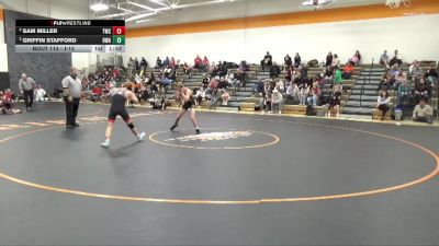 J-14 lbs Semifinal - Griffin Stafford, Hawkeye Wrestling Academy vs Sam Miller, TWC