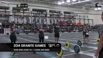 Cleans and Rings - Open Scaled Men RX - Heat #1