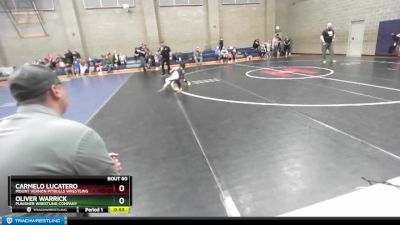 77 lbs Round 1 - Oliver Warrick, Punisher Wrestling Company vs Carmelo Lucatero, Mount Vernon Pitbulls Wrestling