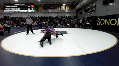 155 lbs Champ. Round 1 - Lillian Benoe, Beckman vs Faith Romo-Rizo, Tahquitz