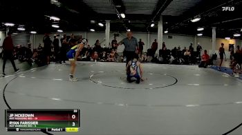 96 lbs Placement (4 Team) - Ryan Farissier, Mat Warriors Red vs Jp McKeown, Mat Assassins Red