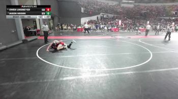 145 lbs Quarterfinal - Jason Heiser, RT Elite Wrestling vs Owen Linsmeyer, Seymour Area Wrestling Club