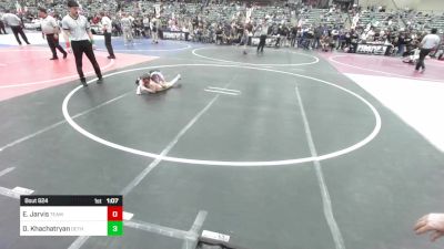 73 lbs Quarterfinal - Elijah Jarvis, Team Real Life vs Daniel Khachatryan, Dethrone WC