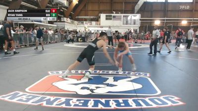 140 lbs Rr Rnd 3 - Jack Simpson, Black Fox vs Ryan Yang, Ridge High School