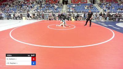 125 lbs Round Of 64 - Olivia Hallam, IA vs Rose Kaplan, IN