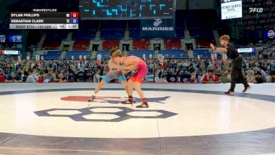 100 lbs Cons. Sub-rd Of 16 - Dylan Phillips, MI vs Sebastian Clark, TX