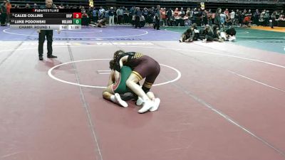 6A 165 lbs Champ. Round 1 - Caleb Collins, Dripping Springs vs Luke Podowski, Conroe The Woodlands