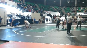 5A 175 lbs Champ. Round 1 - Trysun Burnham, West Point High School vs Ryder Mclaughlin, East Limestone