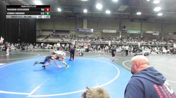 98 lbs Quarterfinal - Vaughn Schleder, Pikes Peak Warriors vs Creed Herder, Elbert County Wranglers