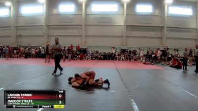 100 lbs Round 4 (8 Team) - Maddox Stultz, Contenders WA Blue vs Landon Moore, 84 Athletes