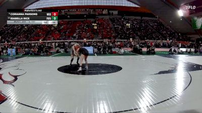 G 107 lbs Cons. Round 2 - Isabella Rice, Post Falls vs Corianna Parsons, Weiser