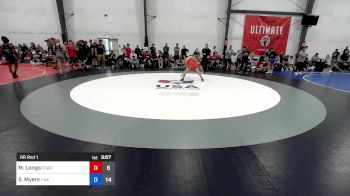 54 kg Rr Rnd 1 - Michael Longo, South Side Blue vs Stephen Myers, Felix Wrestling Academy