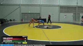 122 lbs Placement Matches (8 Team) - Vera Spencer, Georgia Red vs Zao Estrada, South Carolina