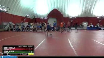 182 lbs Quarterfinals (8 Team) - Cole Gmahl, Mora vs Josh Merkle, Canton A