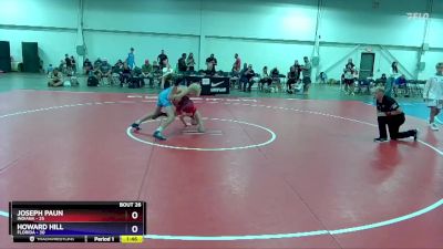 125 lbs 4th Wrestleback (16 Team) - Joseph Paun, Indiana vs Howard Hill, Florida