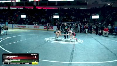 Girls 145 lbs Cons. Round 4 - Tava Rasband, Camas (Girls) vs Rihanna Chavez, Davis (Girls)