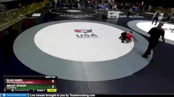 121 lbs Semifinal - Elias Nhem, Red Star Wrestling Academy vs Brody Bynum, California