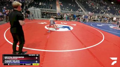 86 lbs 5th Place Match - Krystin Reisdorfer, Tri-State Grapplers vs Parker Nelson, Riverton USA Wrestling