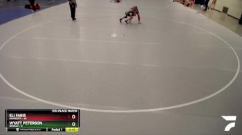 93 lbs Finals (8 Team) - Eli Faris, Minneota vs Wyatt Peterson, Roseau
