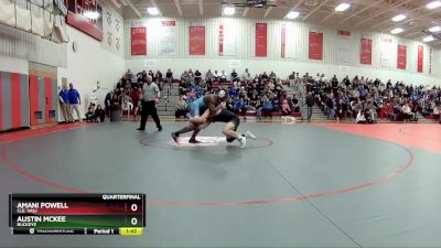 138 lbs Quarterfinal - Austin McKee, Buckeye vs Amani Powell, Cle. Vasj