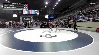 120 lbs Cons. Rd Of 64 - Zanay Dyches, OK vs Julianna Johnson, WI