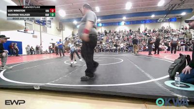 49 lbs Round Of 16 - Lux Winston, Unattached vs Warren Walker, Raw Wrestling Club